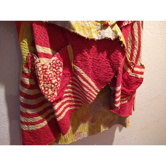 Handmade soft quilt wrap jacket one size - Picture 6 of 11